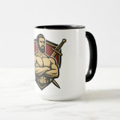 ノーブルライオンシールドマグ マグカップ (正面右)