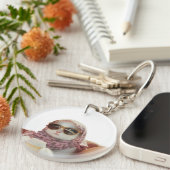 ノーブル猫キーチェーン キーホルダー (正面右)