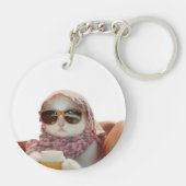 ノーブル猫キーチェーン キーホルダー (裏面)