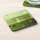 ノーブル聖パトリックの日のシャムロック – コルクコースター コースター (左側)