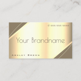 ノーブル金ゴールドエフェクトラグジュアリースタイルプロフェッショナル 名刺