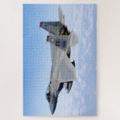 ノーブル・イーグル・パトロール2007作動中のF-15C ジグソーパズル (縦)