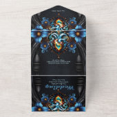 ノーブル・スチームパンクハート オールインワン招待状 (外側)