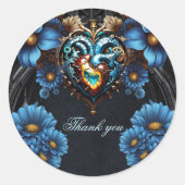 ノーブル・スチームパンクハート ラウンドシール (正面)