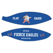 ノーブル・ハゲ・イーグル、アメリカ国旗、スター バスケットボール (パネル)