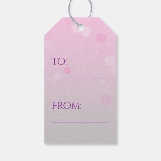 ノーブルPersian新年開花 – ギフトラベル ギフトタグ (裏面)