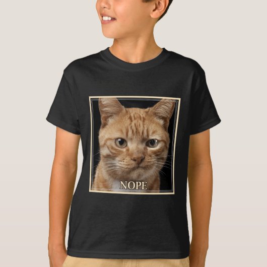 ノープキャット Tシャツ (正面)