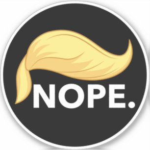 ノープトランプ – ノートランプ – アントトランプ民主党戦 シール