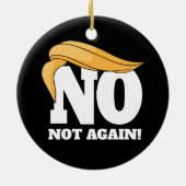 ノープノアグノーアンチトランプ セラミックオーナメント (裏面)