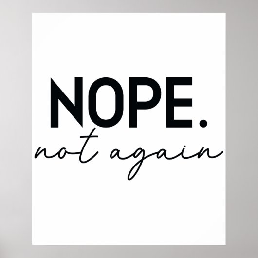 ノープノア再おもしろい度トランプ – アンチトランプ ポスター (正面)