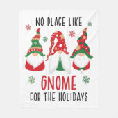 ノープレイスのような格言の休日クリスマスプン フリースブランケット (正面)