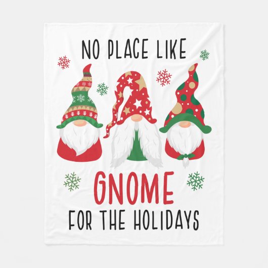 ノープレイスのような格言の休日クリスマスプン フリースブランケット (正面)