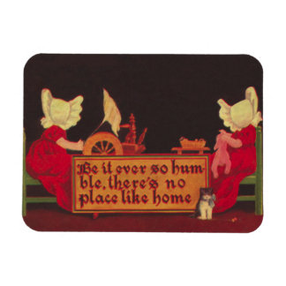 ノープレイスライクホームサンボンネットベビーマグネット マグネット