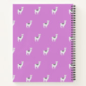 ノープロブラマカパーソナライズされたウトラマパープル ノートブック (裏面)