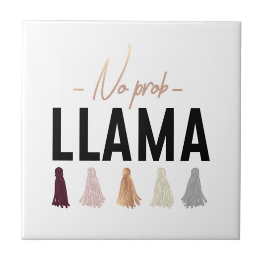 ノープロブラマ|金ゴールド房 タイル (正面)