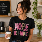 ノープ、今日はダメ トライブレンドTシャツ