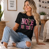 ノープ、今日はダメ トライブレンドTシャツ