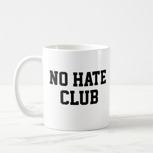 ノーヘイトクラブ コーヒーマグカップ (左)