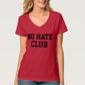 ノーヘイトクラブ Tシャツ (正面)