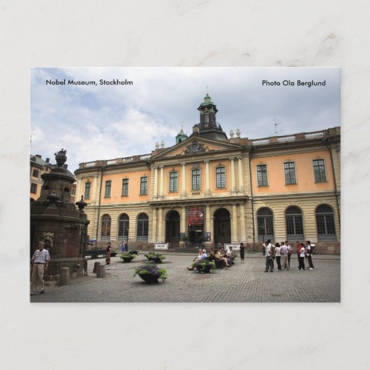 ノーベル博物館、ストックホルム、写真O... ポストカード (正面)