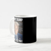 ノーベル平和賞のトランプ候補の指名 コーヒーマグカップ (正面左)