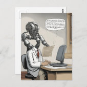 ノーベル賞人工知能人工漫画 ポストカード (正面/裏面)