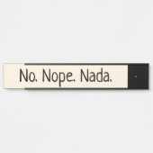 ノーペナダユーモアのある サインプレート (正面)