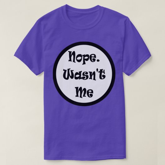 ノーペワスントウイルキーノおもしろいミーム Tシャツ (デザイン正面)
