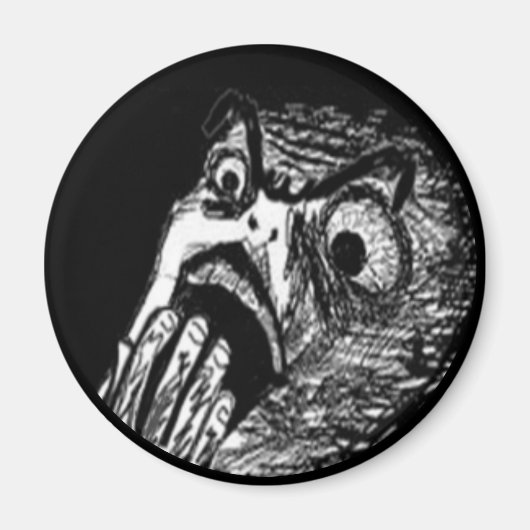 ノーペ漫画顔 マグネット (正面)