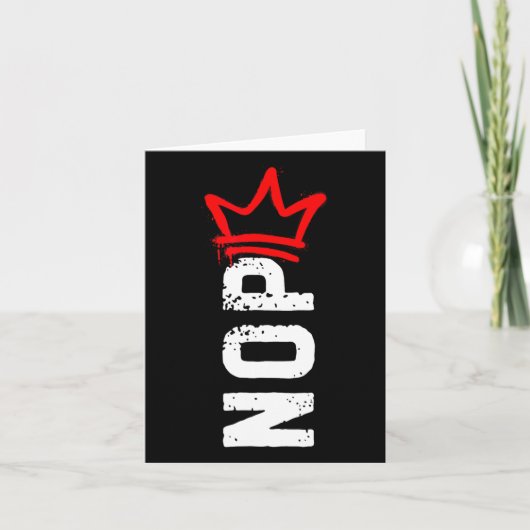 ノーペ王の抗議サインおもしろいアンチトランプ4日 カード (正面)