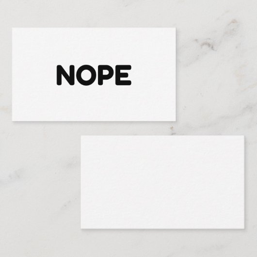 ノーペ 名刺 (正面/裏面)