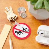 ノーホースアンド乳母車ロードサイン キーホルダー