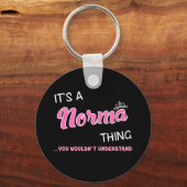 ノーマって名前が分からないこと キーホルダー (正面)