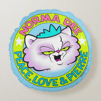 ノーマディーロゴ装飾用クッション ラウンドクッション