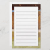 ノーマモダンン·ワイアットのアーストーンズ 便箋 (正面/裏面)