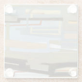 ノーマモダン・ワ絵画イアットによる自由な表現 ガラスコースター (裏面)