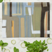 ノーマモダン・ワ絵画イアットによる自由な表現 キッチンタオル (折り畳み)