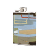 ノーマモダン・ワ絵画イアットによる自由な表現 フラスク (左)