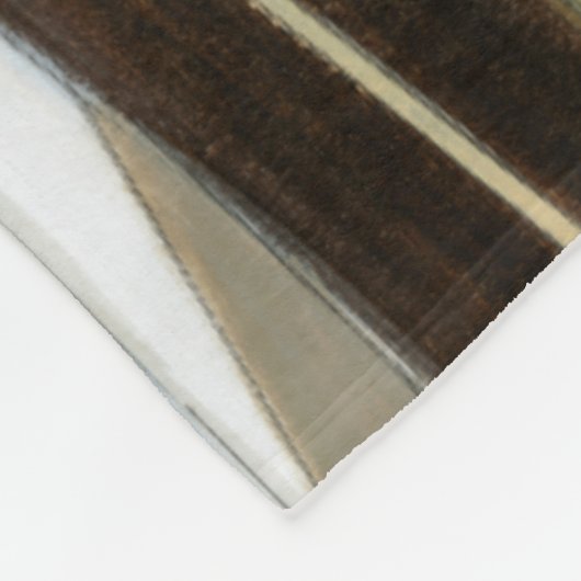 ノーマモダン・ワ絵画イアットによる自由な表現 フリースブランケット (角)