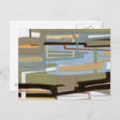 ノーマモダン・ワ絵画イアットによる自由な表現 ポストカード (正面/裏面)