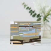 ノーマモダン・ワ絵画イアットによる自由な表現 ポストカード (スタンド正面)