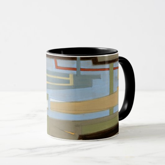 ノーマモダン・ワ絵画イアットによる自由な表現 マグカップ (正面右)