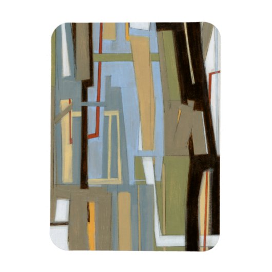 ノーマモダン・ワ絵画イアットによる自由な表現 マグネット (縦)