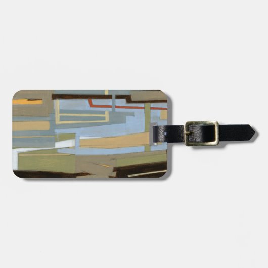 ノーマモダン・ワ絵画イアットによる自由な表現 ラゲッジタグ (正面横)