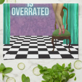 ノーマルは時代遅れ ファンキー&ファンなアート作品 キッチンタオル (折り畳み)