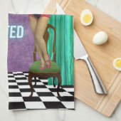 ノーマルは時代遅れ ファンキー&ファンなアート作品 キッチンタオル (四つ折り)