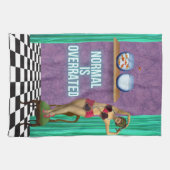 ノーマルは時代遅れ ファンキー&ファンなアート作品 キッチンタオル (横)