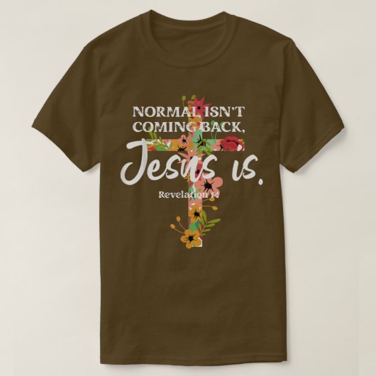 ノーマルは来背中ではないイエスはTシャツのコピー Tシャツ (デザイン正面)