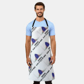 ノーマルは私の心の州ベルの曲線の統計ユーモア エプロン (着用した状態)