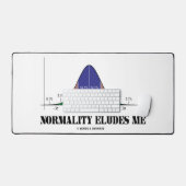 ノーマルナリティ私のベルカーブ統計ギークユーモア デスクマット (キーボード&マウス)
